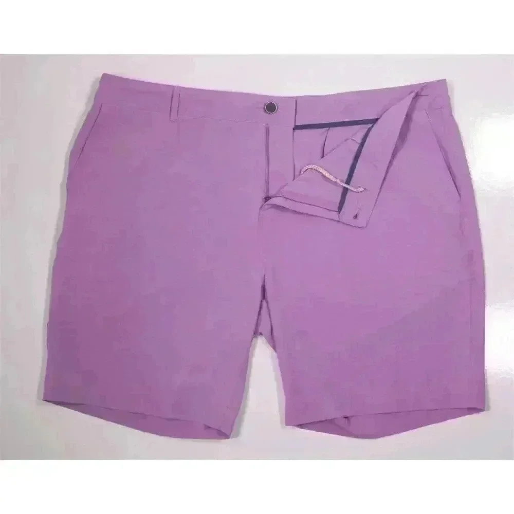 Faherty All Day Shorts Purple Hybrid Performance Fabric Shorts 9